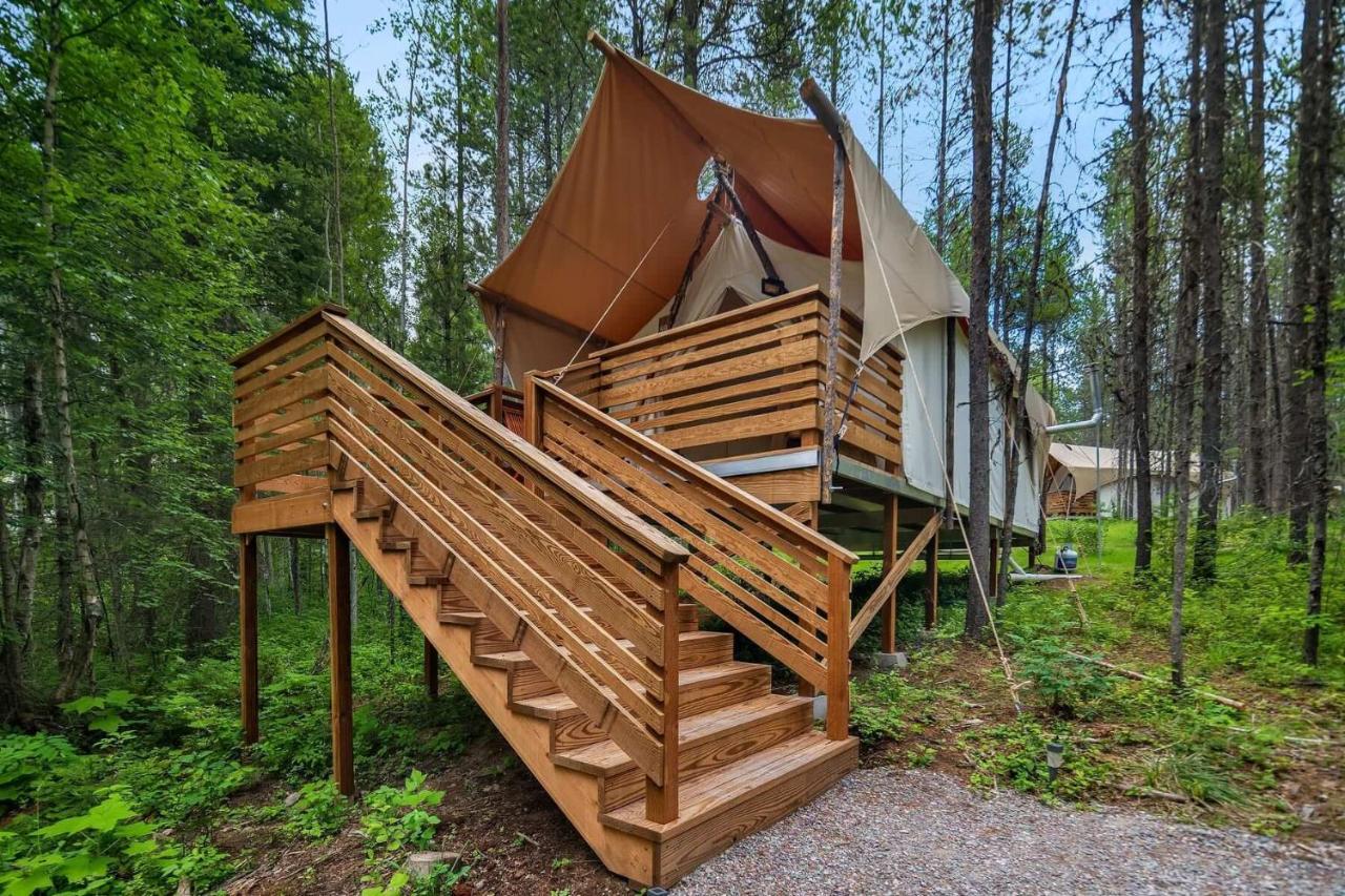 Under Canvas Glacier Coram Exterior foto