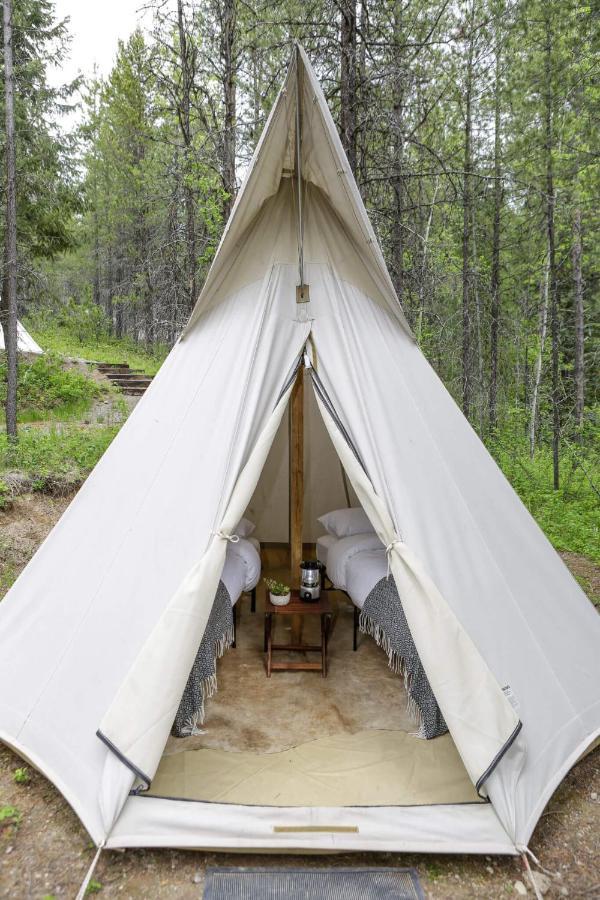 Under Canvas Glacier Coram Exterior foto