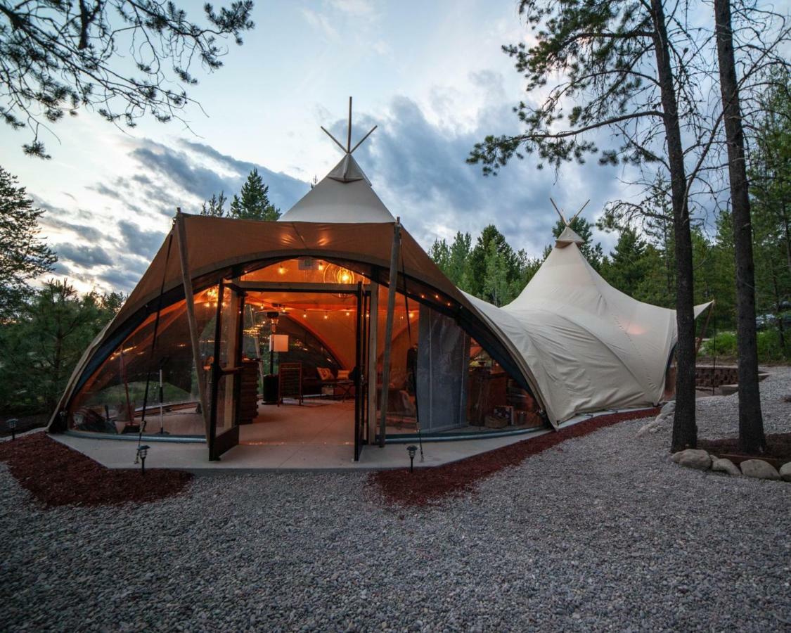 Under Canvas Glacier Coram Exterior foto