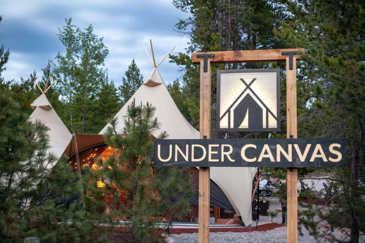 Under Canvas Glacier Coram Exterior foto