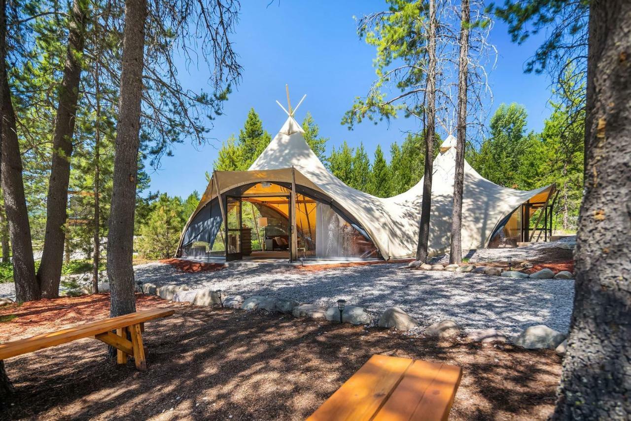 Under Canvas Glacier Coram Exterior foto